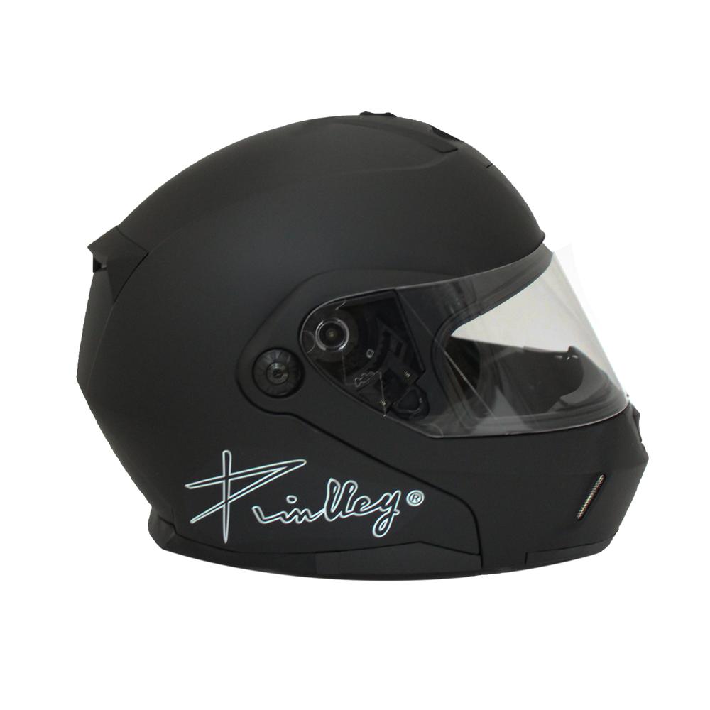 Foto 4 pulgar | Casco para Moto Kinlley Helmet A119 color Negro Abatible Talla M