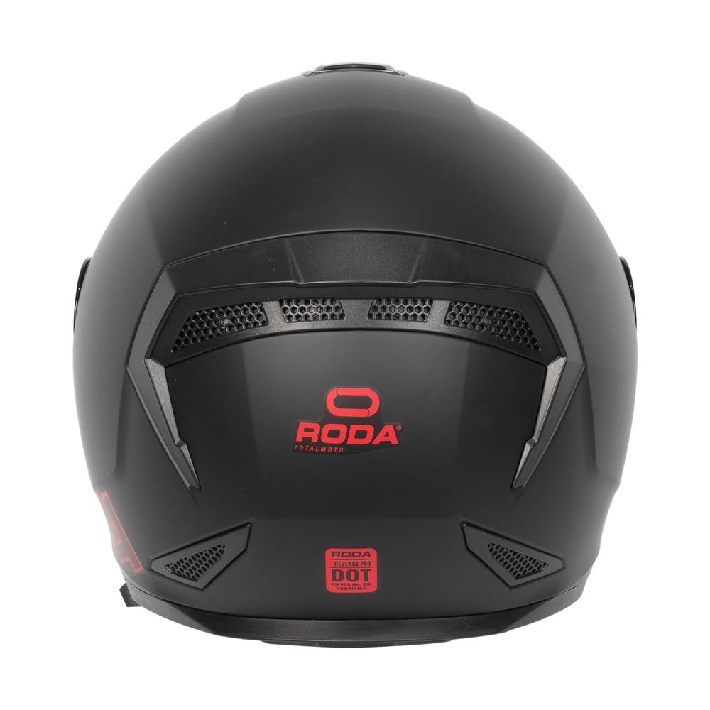 Foto 4 pulgar | Casco para Moto Roda Revenge Negro Abatible