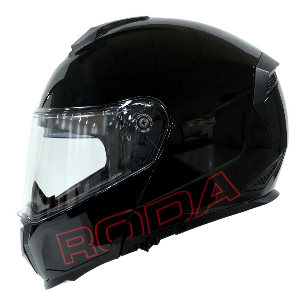 Casco para Moto Roda Revenge color Negro Abatible Talla Xg