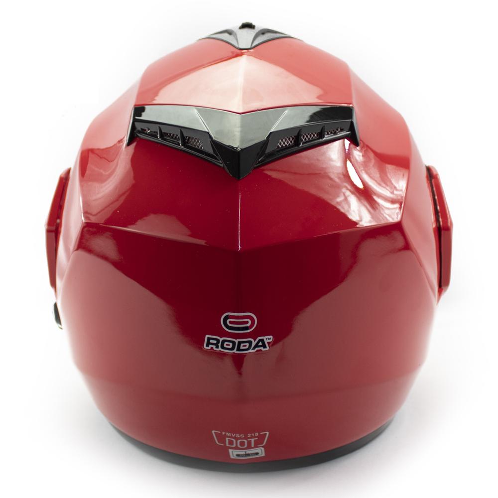 Foto 4 | Casco para Moto Roda Revenge color Rojo Abatible Talla L