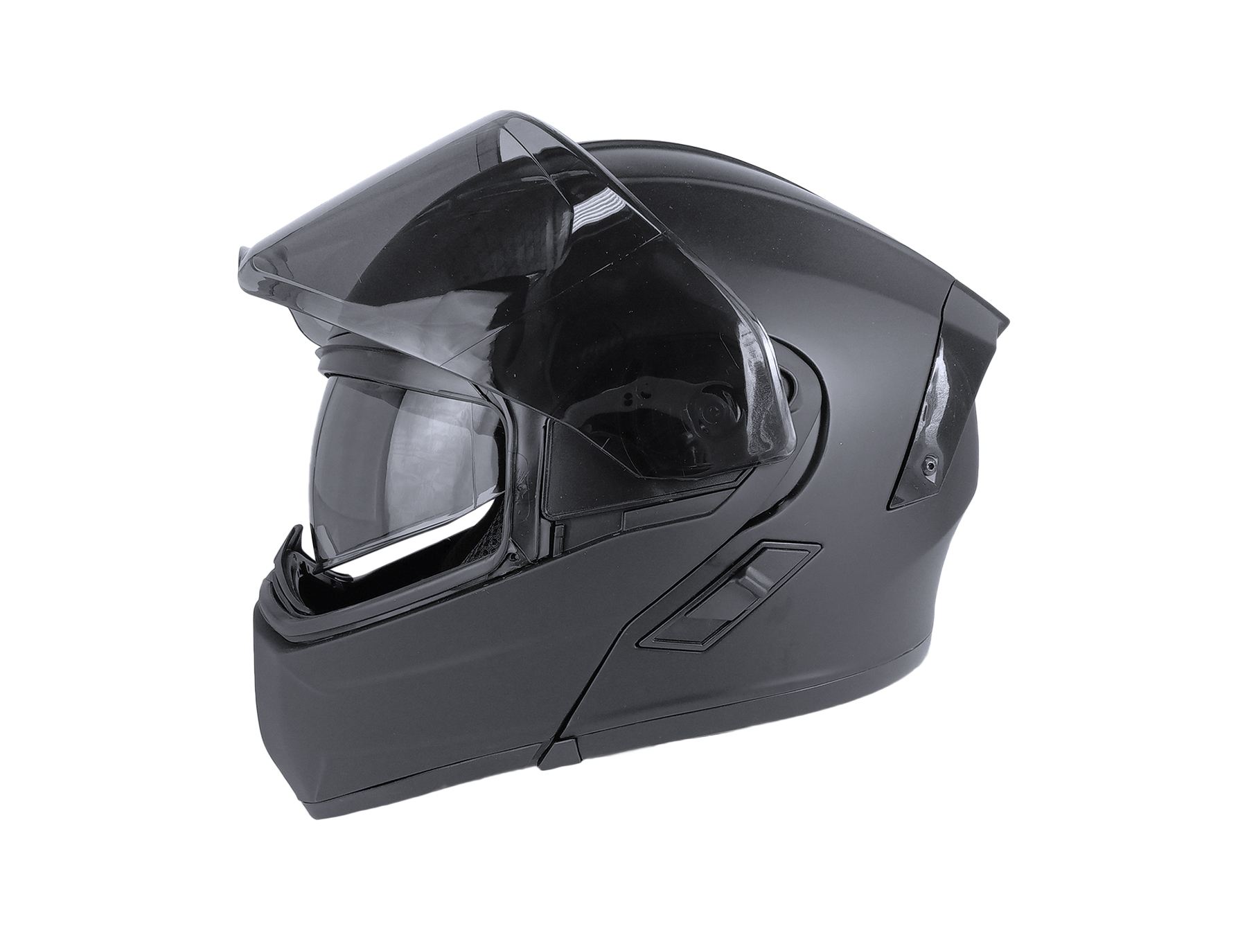 Foto 2 | Casco Abatible para Motociclista Kov Estelar color Negro Mate con Luz Trasera