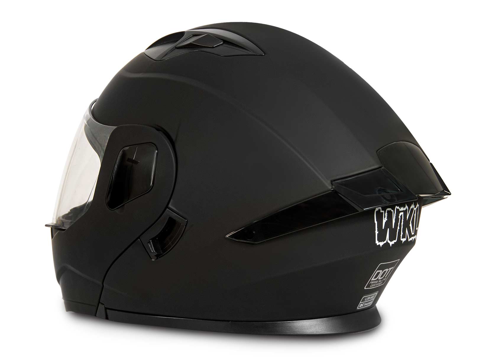 Foto 4 pulgar | Casco Motocicleta Certificado Dot Abatible Moto Wkl Ch-103