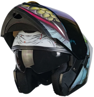 Foto 2 | Casco para Motociclista Kov Zero Joker Multicolor