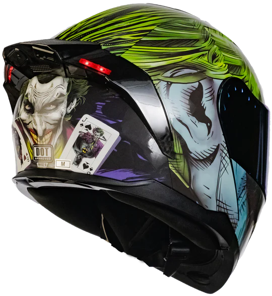 Foto 4 pulgar | Casco para Motociclista Kov Zero Joker Multicolor