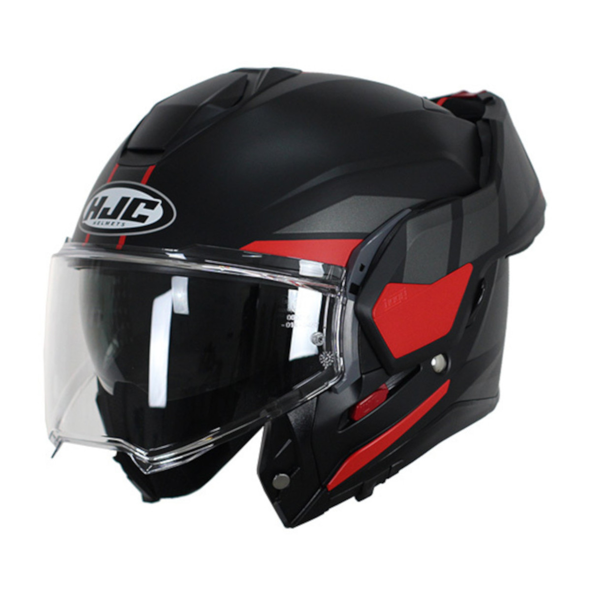 Foto 2 | Casco Abatible Hjc I100 Beis Negro Rojo Ecer22-06 + Pinlock