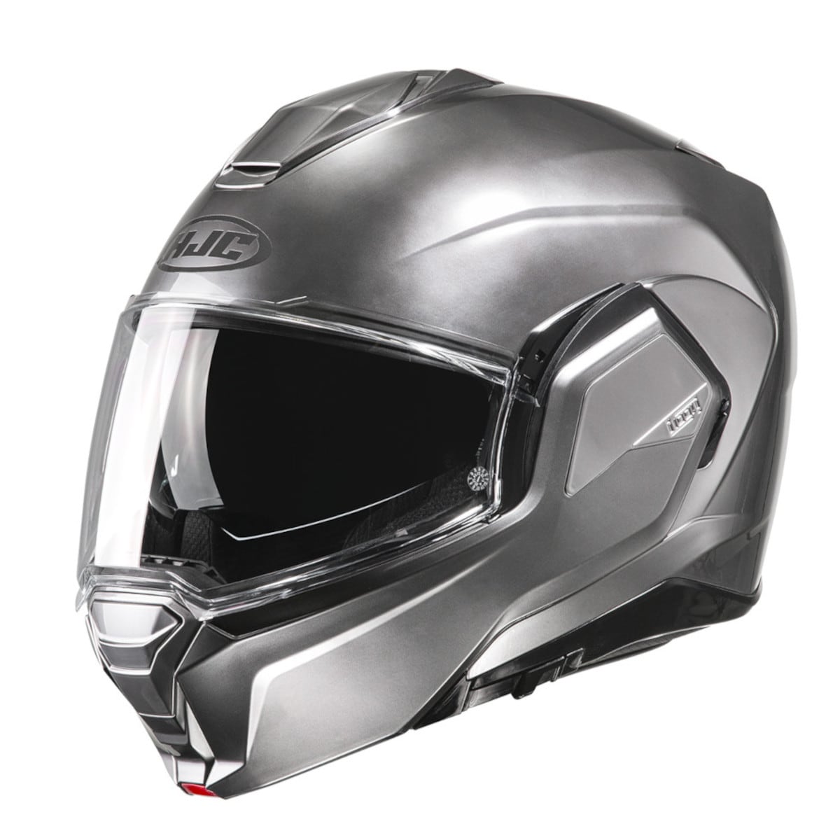 Casco Abatible HJC Helmets Moto I100 Hyper color Plata Ecer22-06 más Pinlock $5,495