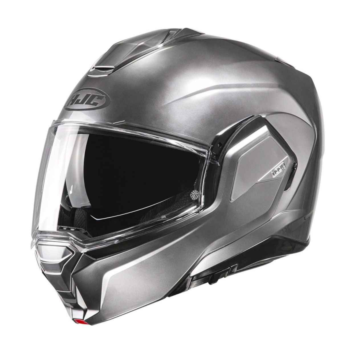 Casco Abatible HJC Helmets Moto I100 Hyper color Plata Ecer22-06 más Pinlock