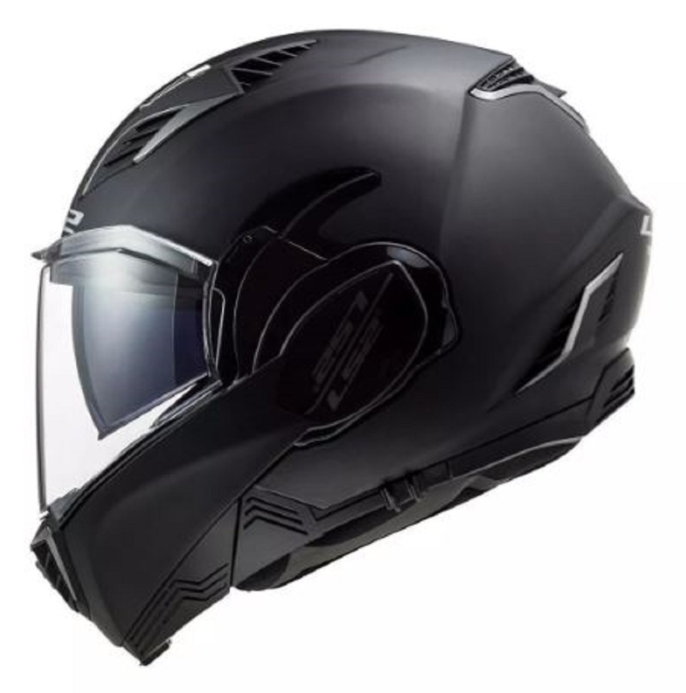 Foto 5 pulgar | Casco Abatible Para Moto Ls2 Ff900 Valiant Ii Negro Mate