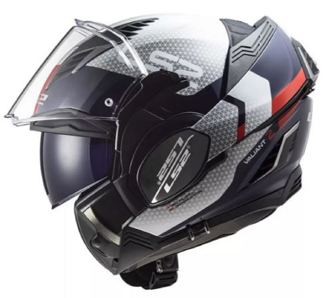 Foto 4 pulgar | Casco Abatible Para Moto Ls2 Ff900 Valiant Ii Citius Azul