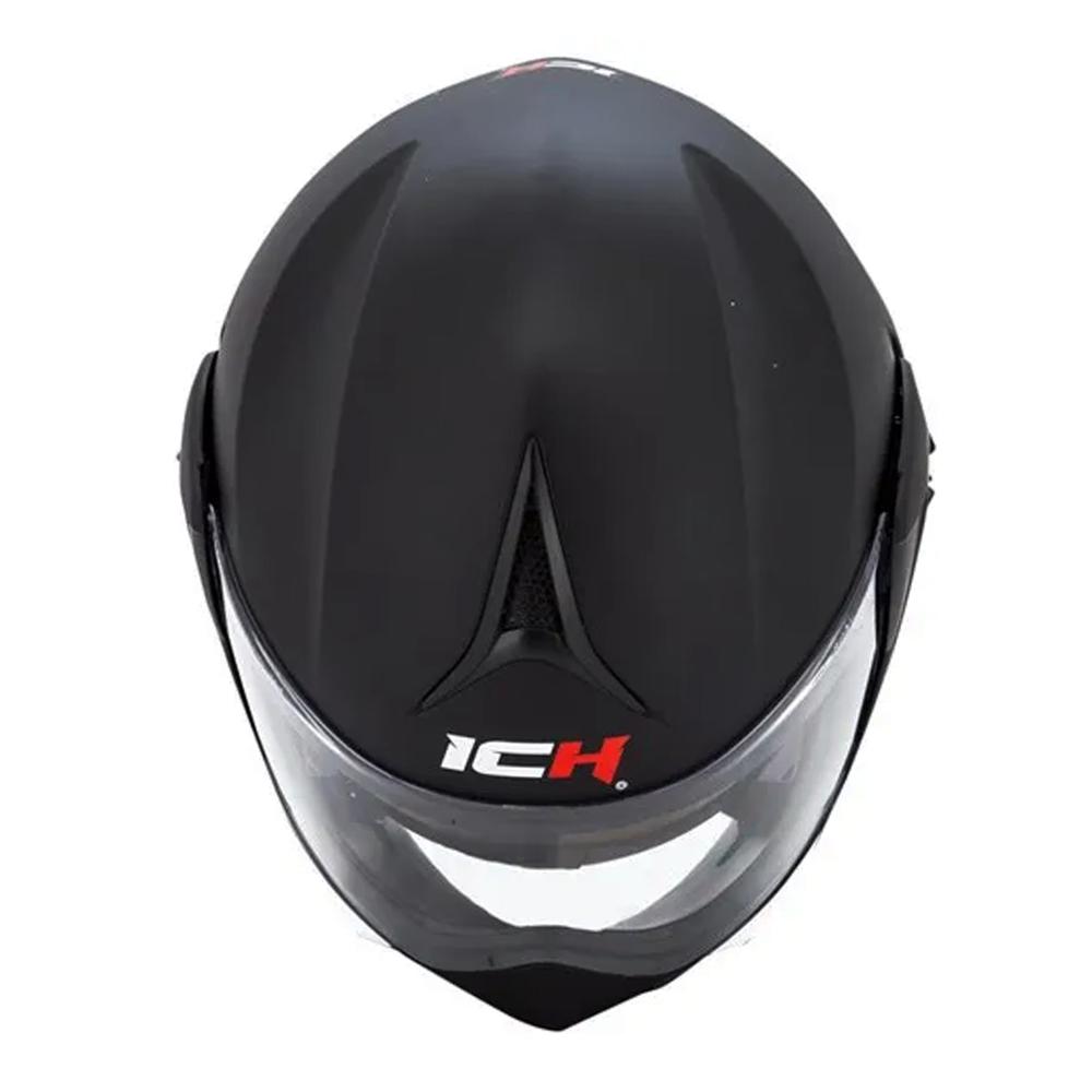 Foto 4 pulgar | Casco Abatible para Motociclista Ich SP SOLID color Negro Talla M