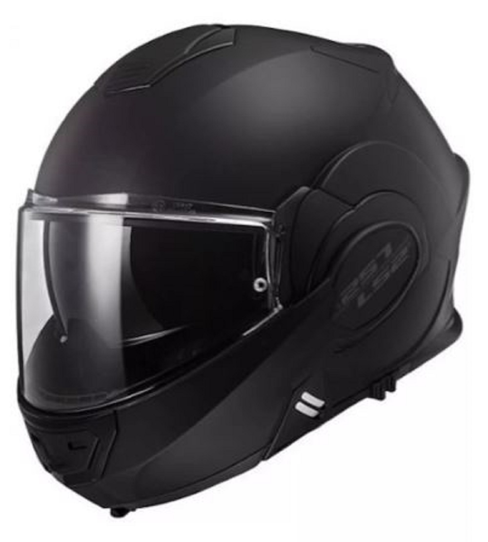 Foto 2 pulgar | Casco Abatible para Moto LS2 FF399 Valiant 180 Degrees Noir color Negro