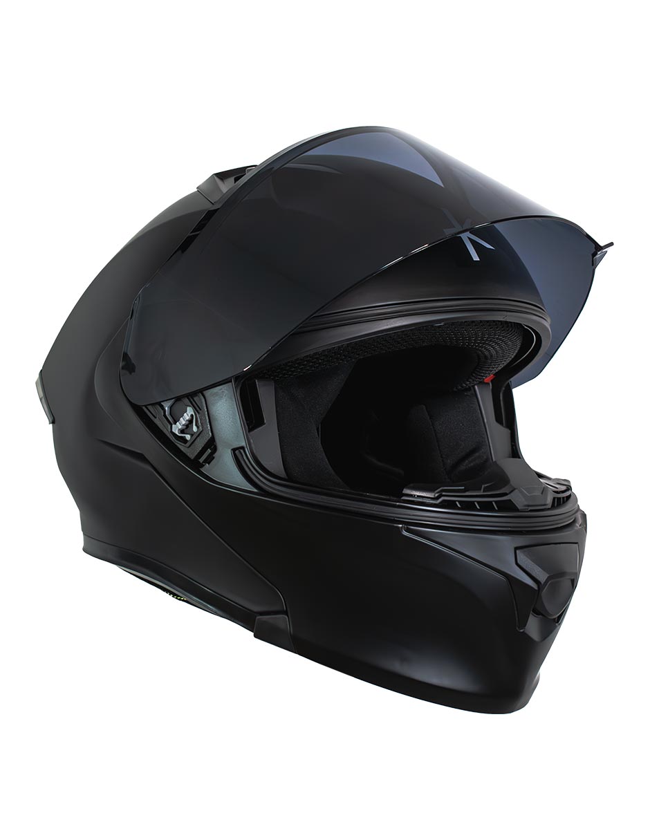 Foto 5 pulgar | Casco Abatible Erok Negro Mate Certific Dot + Mica De Regalo