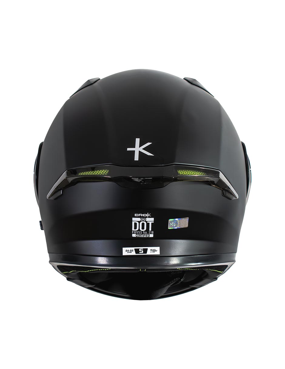 Foto 6 | Casco Abatible Erok Negro Mate Certific Dot + Mica De Regalo