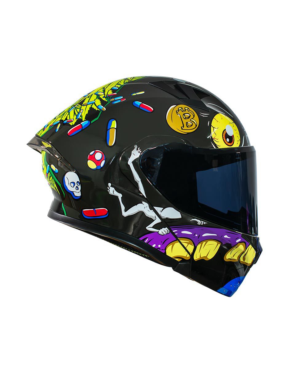 Foto 3 | Casco Abatible Erok Raver Certific Dot + Mica