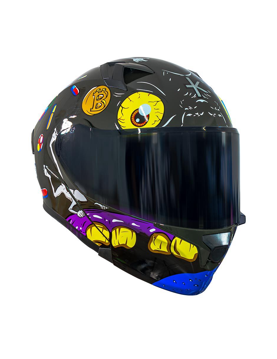 Foto 4 | Casco Abatible Erok Raver Certific Dot + Mica