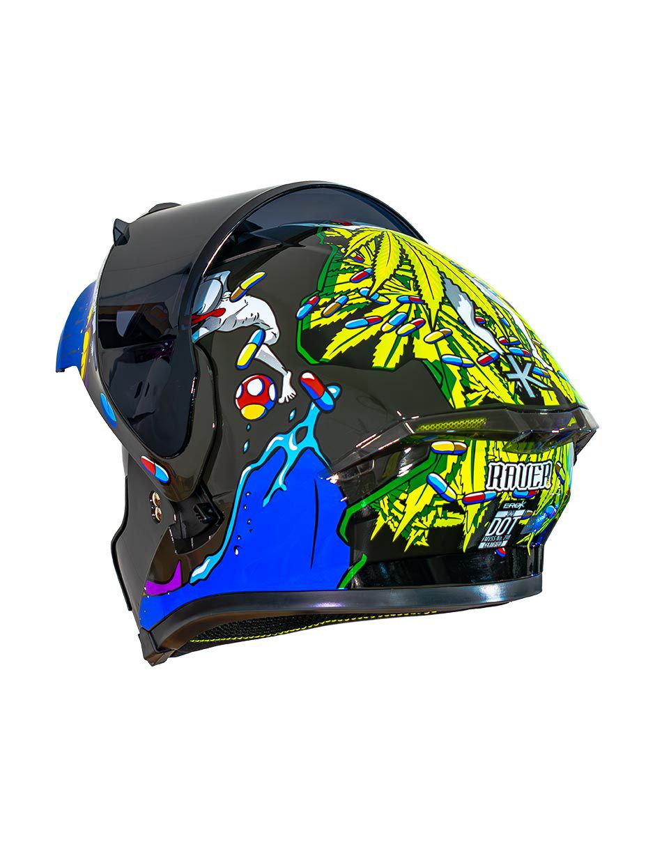 Foto 6 | Casco Abatible Erok Raver Certific Dot + Mica