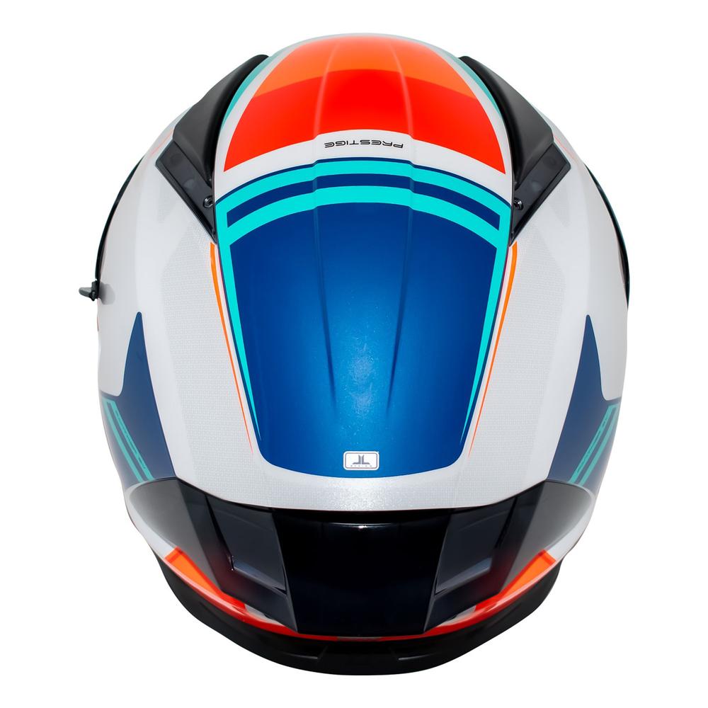 Foto 4 pulgar | Casco Para Motociclista Talla Xl Integral Panther Prestige A4 Naranja Fluor Amarillo Axxis