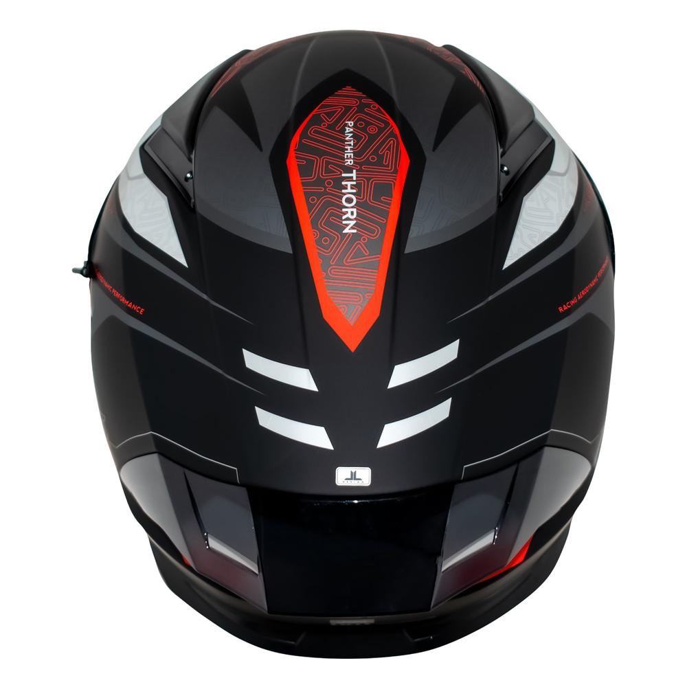 Foto 4 pulgar | Casco Para Motociclista Talla Xl Integral Panther Thorn B2 Gris Mate Axxis