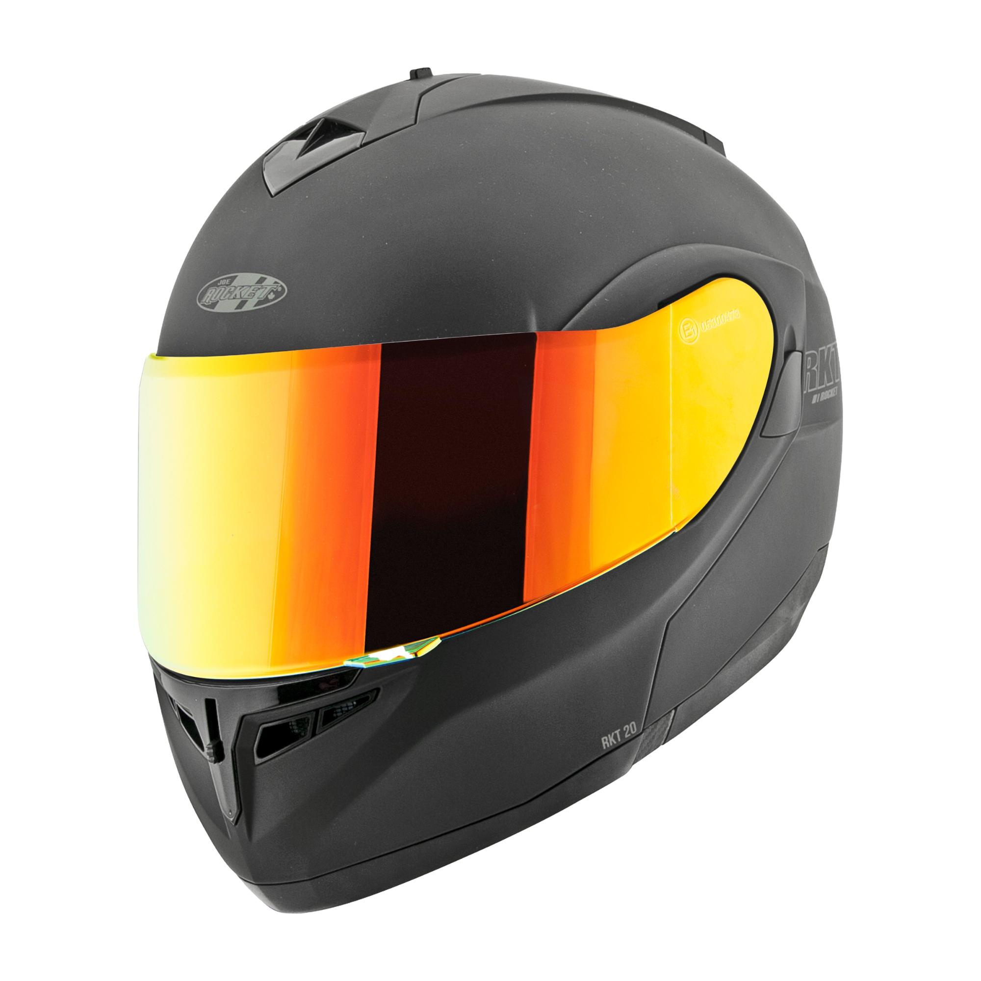 Casco Abatible Joe Rocket Rkt 20 Ion Negro + Mica Iridium