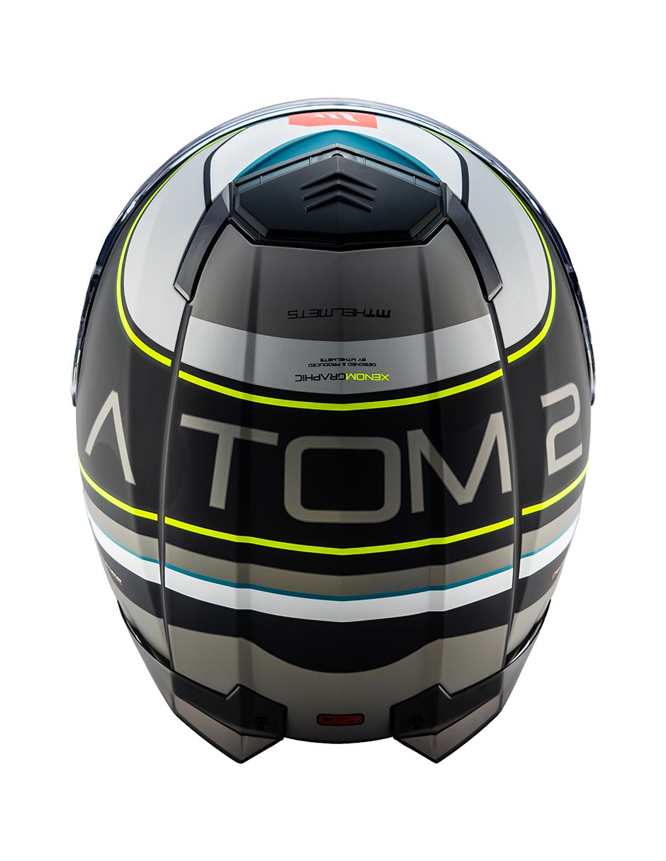 Foto 7 | Casco Abatible Mt Helmets Atom 2 Xenom B13 Gris Certificado