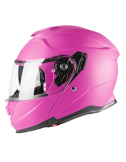 Foto 2 | Casco Abatible Mujer Mt Helmets Exodus Rosa Doble Certificación