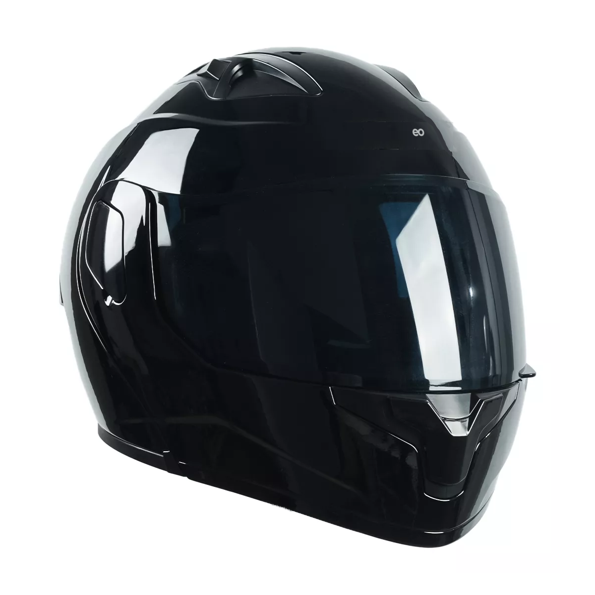 Foto 3 pulgar | Casco Motociclista Talla M Eo Safe Imports Esi-18628 Negro Brillante