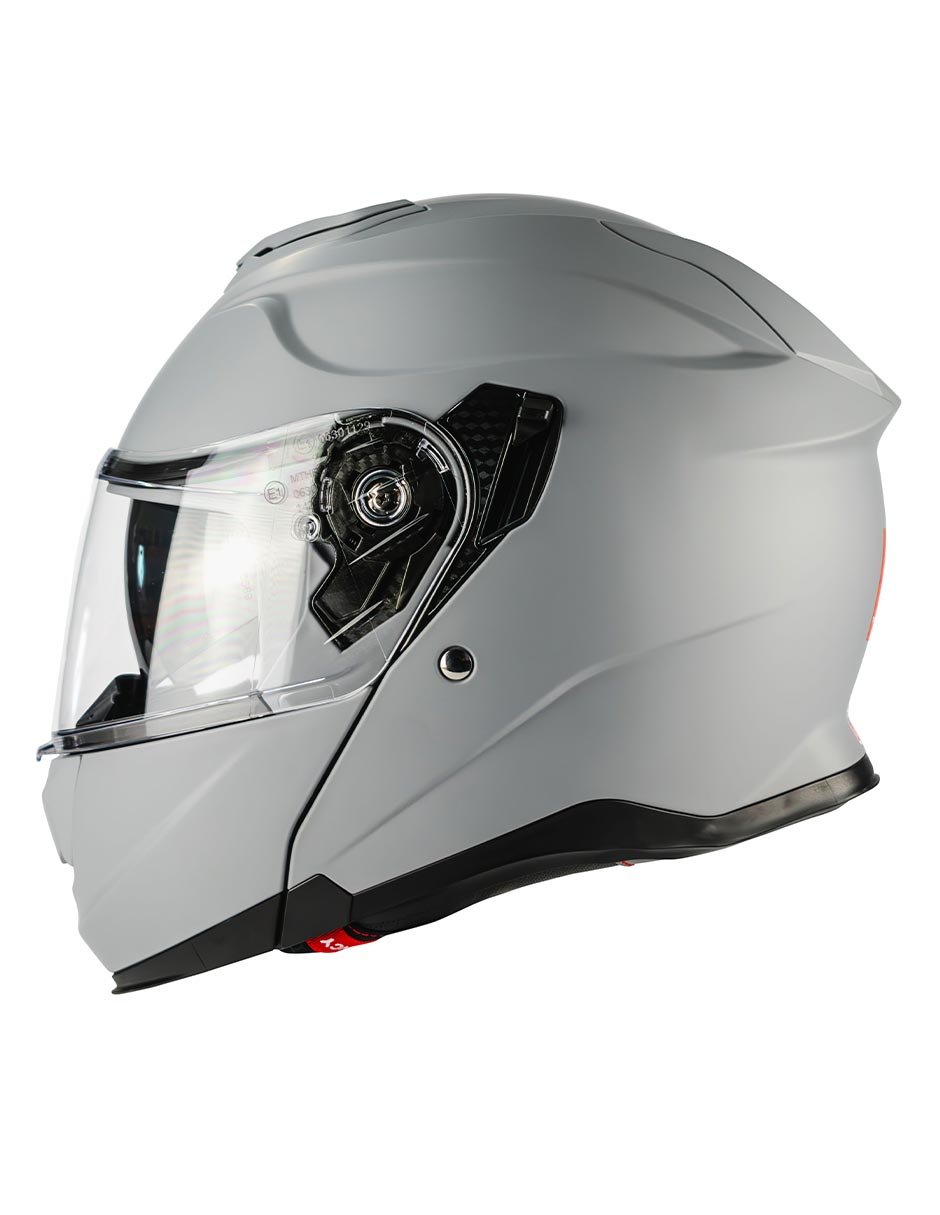 Foto 2 | Casco Abatible Mt Helmets Exodus Doble Certificación Gris