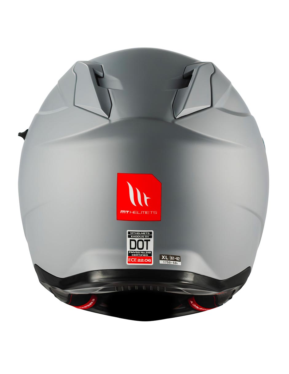 Foto 5 | Casco Abatible Mt Helmets Exodus Doble Certificación Gris