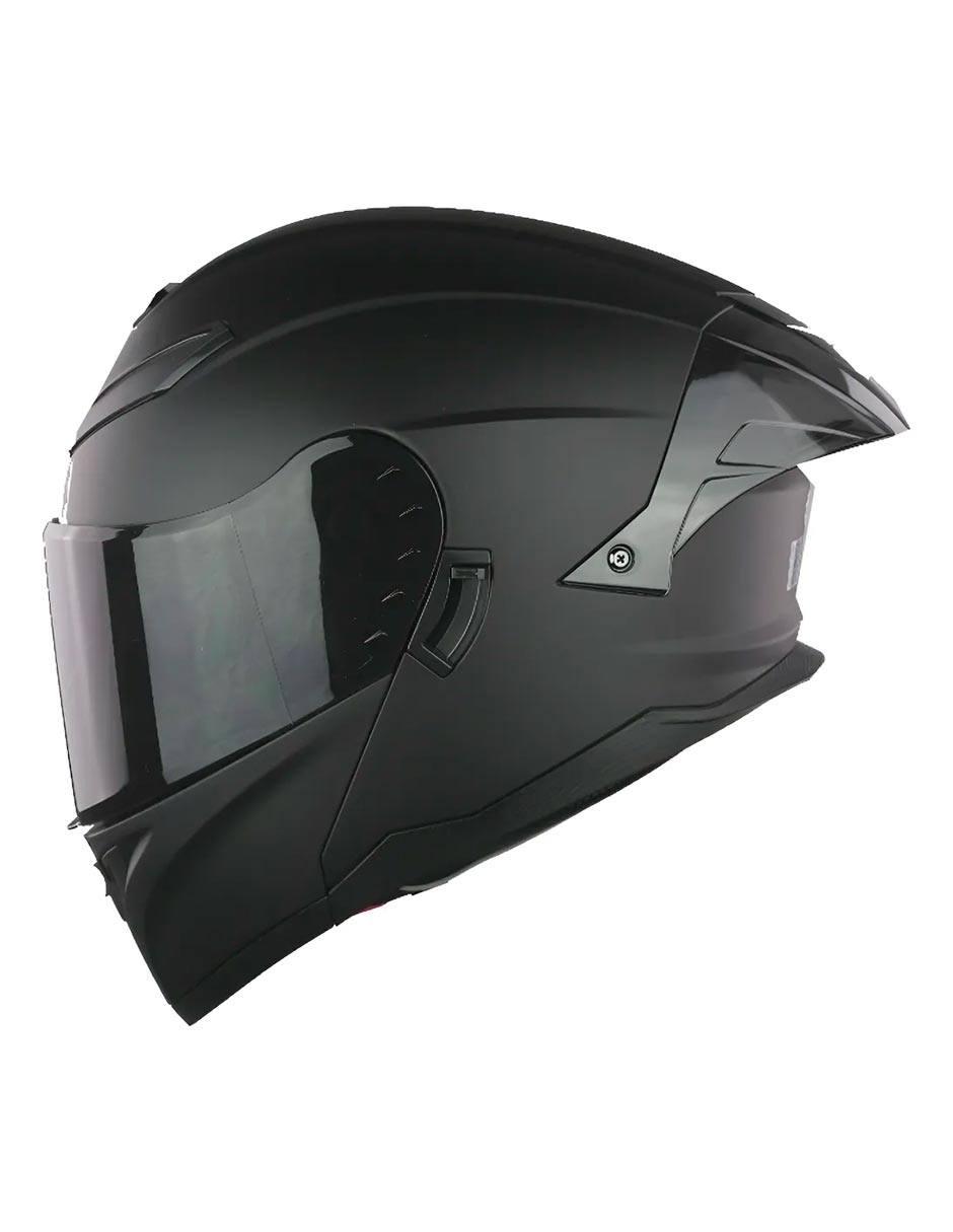 Foto 3 pulgar | Casco Abatible Kov Para Moto Stark Negro Mate Dot Alerón