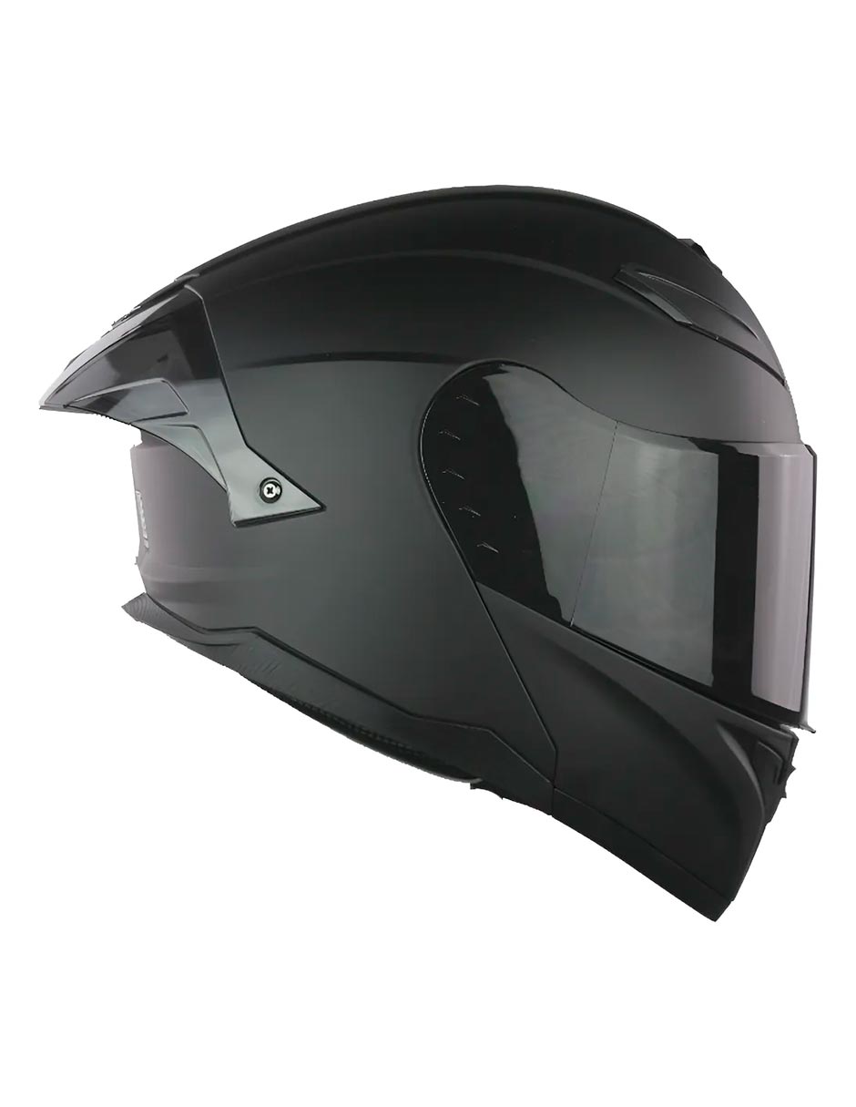 Foto 4 pulgar | Casco Abatible Kov Para Moto Stark Negro Mate Dot Alerón
