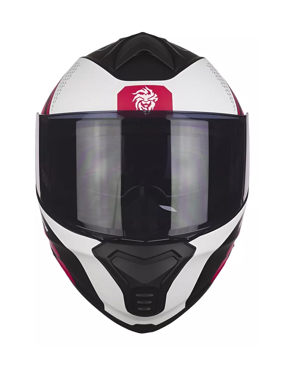 Foto 5 pulgar | Casco Abatible Para Moto Kov Thunder Revenge Rojo/ Negro