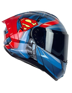 Foto 4 | Casco Abatible Moto Kov Snow Superman 2.0 Azul Certifica Dot