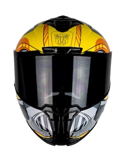 Foto 4 | Casco Abatible Para Moto Kov Snow Transformers Bumblebee