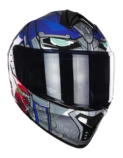 Foto 4 | Casco Abatible Kov Transformers Optimus Prime Dot Luz Led