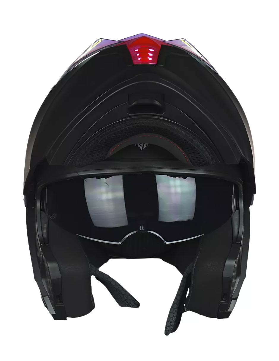 Foto 7 pulgar | Casco Kov Abatible Moto Thunder Metal Pink Para Mujer