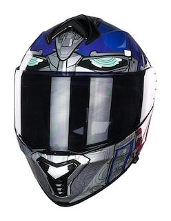 Foto 7 | Casco Abatible Kov Transformers Optimus Prime Dot Luz Led