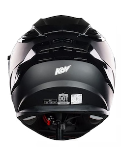 Foto 3 | Casco Para Moto Kov Ares Negro Mate Certificado Dot
