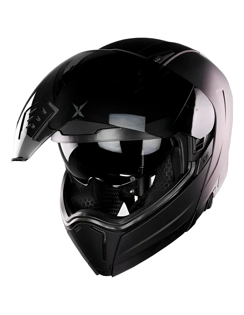 Foto 7 pulgar | Casco Abatible Para Moto Kov Latin Icon Negro Mate Ece2206