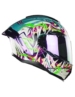 Foto 3 | Casco Abatible De Moto Kov Apolo Skualo Azul Cetificado Dot