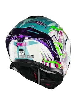 Foto 4 | Casco Abatible De Moto Kov Apolo Skualo Azul Cetificado Dot
