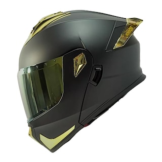 Foto 1 | Casco Moto Abatible Mate Certificado Fury Talla Xl Con Led