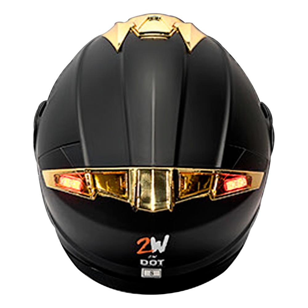 Foto 3 pulgar | Casco Moto Abatible Mate Certificado Fury Talla L Con Led
