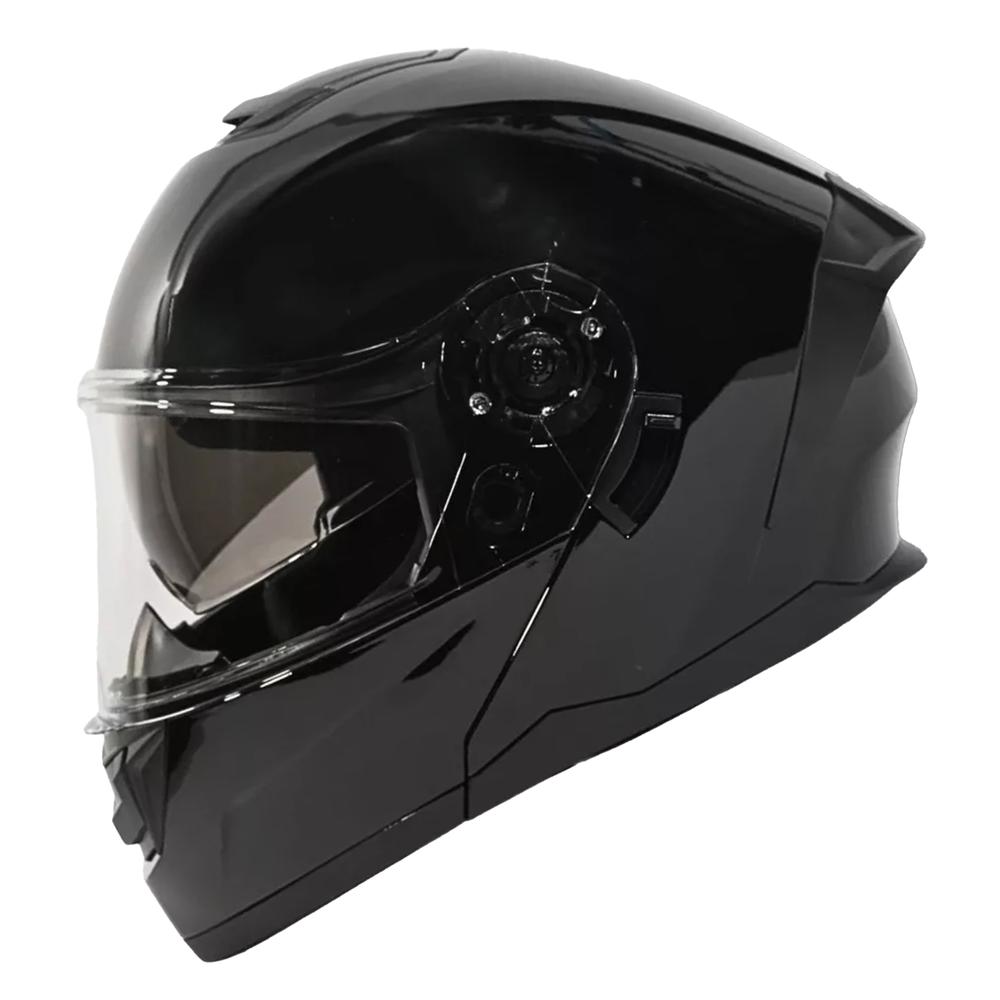 Foto 2 pulgar | Casco Moto Abatible Certificado Dot Negro Con Gafas Talla Xl
