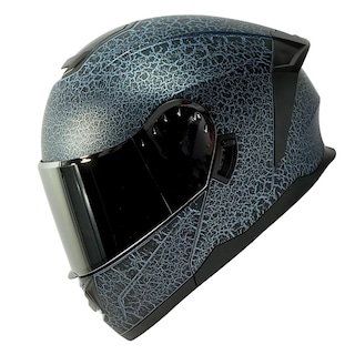 Foto 1 | Casco Moto Abatible Certificado Cracked Con Gafas Talla Xl