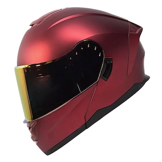 Foto 1 | Casco Moto Abatible Mate Certificado Devil Talla S Con Gafas