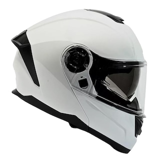 Foto 2 | Casco Moto Abatible Certificado Dot Blanco Gafas Talla Xxl