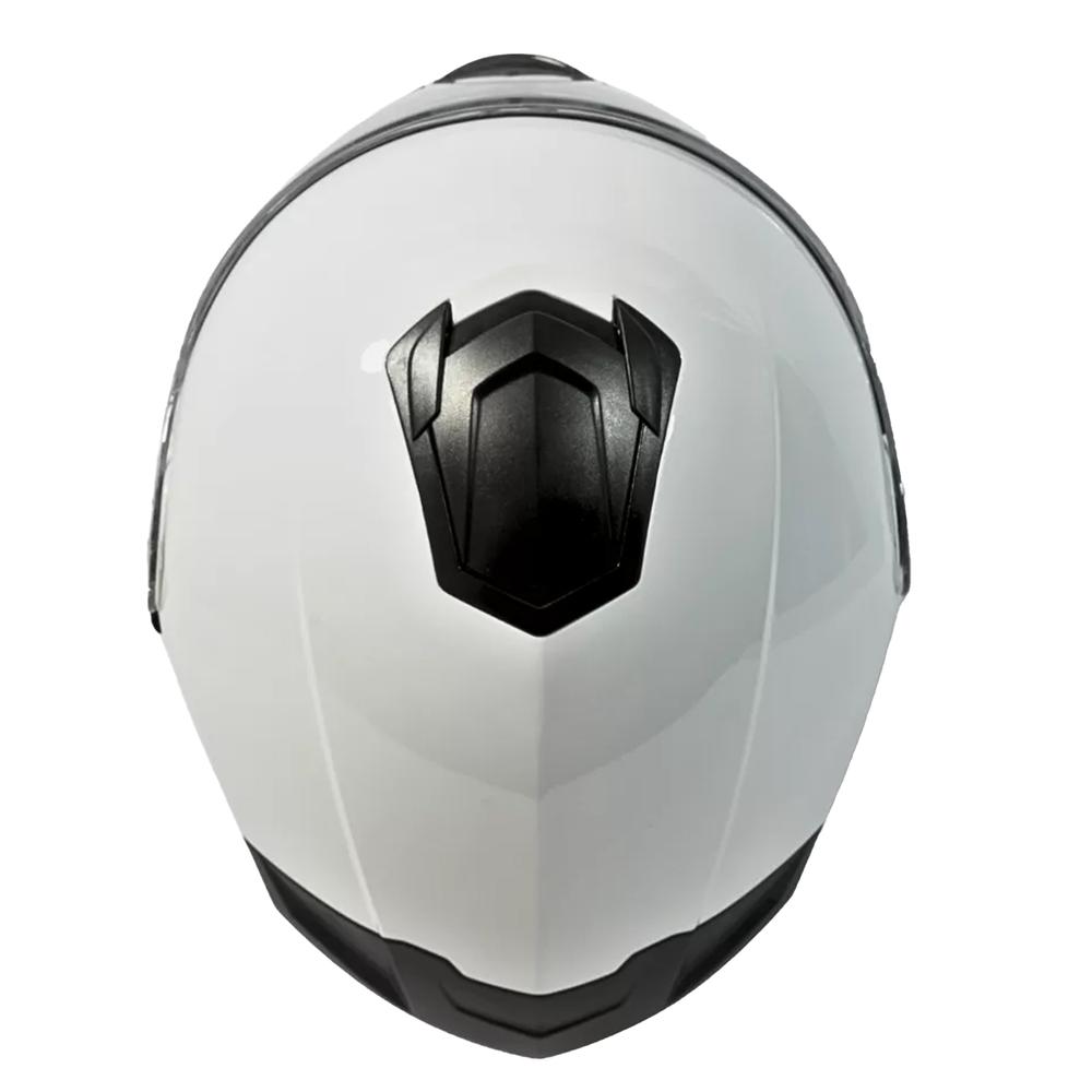 Foto 4 | Casco Moto Abatible Certificado Dot Blanco Gafas Talla Xxl