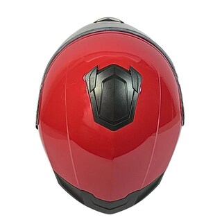 Foto 3 | Casco Moto Abatible Certificado Dot Rojo Con Gafas Talla Xl