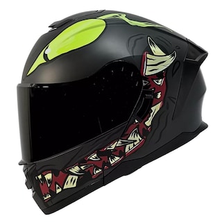 Foto 1 | Casco Moto Abatible Mate Certificado Monster Talla M Gafas