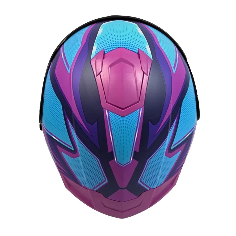 Foto 5 pulgar | Casco Moto Abatible Certificado Liberty Talla L Con Gafas